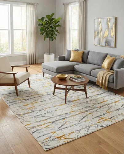 Vista 20 de Rugs.com Alfombra de la colección Finsbury, alfombra mediana gris de 2 x 3 pies, perfecta para salas de estar, comedores grandes, planos abiertos