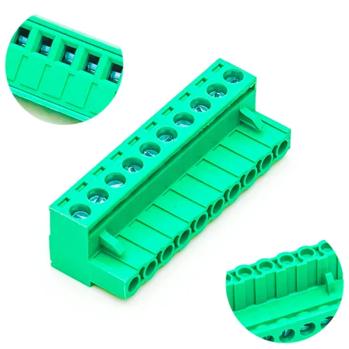 Vista 9 de Tcenofoxy - Conector Phoenix de 0.200 in 2/3/4/5/6/7/8/9/10/11/12/13/14/15/16/18/20/24 pines Phoenix Connector conector de bloque de terminales