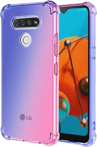 Vista 8 de Funda para LG K51, LG Q51 LM-Q510N LM-K500UM, bonita funda protectora de TPU transparente a prueba de golpes, suave, flexible, TPU para LG K51