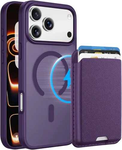 Vista 79 de Funda magnética para iPhone 12 Pro Max, cartera magnética desmontable con soporte para tarjetas, [compatible con MagSafe] grado militar, a prueba