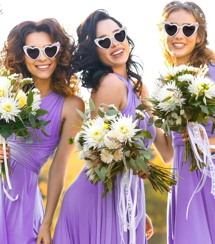 Vista 6 de Xuhal 12 pares de gafas de sol para fiesta de San Valentín, con forma de corazón, para despedida de soltera, con cuentas de letras, perlas