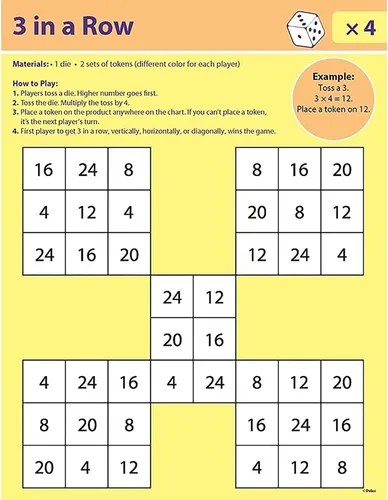 Vista 7 de Didax Recursos educativos Juegos de dados para el dominio de la multiplicación Medio