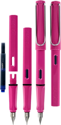 Vista 6 de Lamy Pluma Estilográfica Rosa Safari Fina