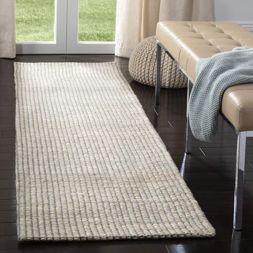 Vista 8 de SAFAVIEH Marbella Collection - Alfombra decorativa, 2 pies 3 pulgadas x 4 pies, marfil, yute hecho a mano, ideal para zonas de alto tráfico