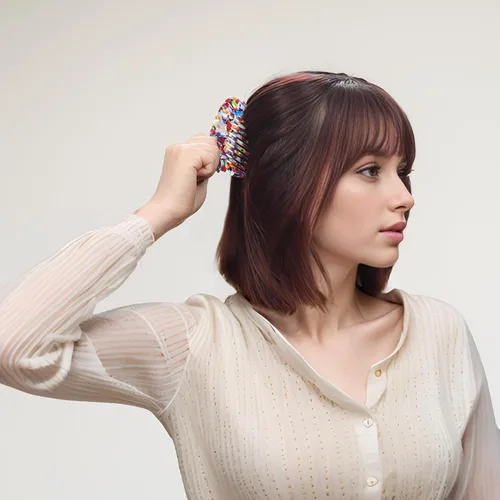 Vista 5 de VOCOSTE Peine de Dientes Anchos para Mujeres - Tamaño de Bolsillo Antiestático para Cabello Grueso y Rizado, Peine Mini de Viaje para Cabello Húmedo