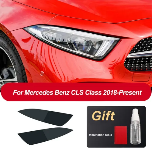 Vista 3 de JCAKES Car Headlight Tint Black Protective Film Transparent TPU Sticker ，for Mercedes Benz GLS CLS Class 2016-Present Accessories