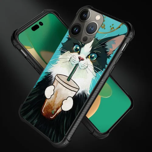 Vista 330 de Funda compatible con iPhone 15, diseño de elefantes africanos, diseño increíble a prueba de golpes, antiarañazos, carcasa trasera de policarbonato
