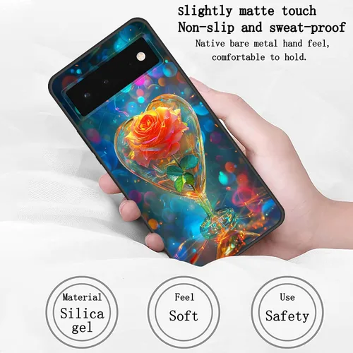 Vista 16 de Funda delgada para Google Pixel 4 XL, funda delgada de silicona de TPU suave a prueba de golpes para Google Pixel 4 XL, astronauta Galaxy