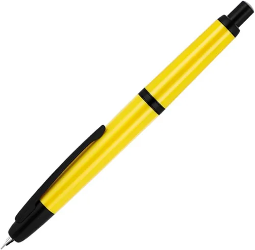 Vista 16 de Jinhao - Pluma estilográfica retráctil de 20 presiones, punta extrafina con juego de convertidor de tinta (clip negro blanco)