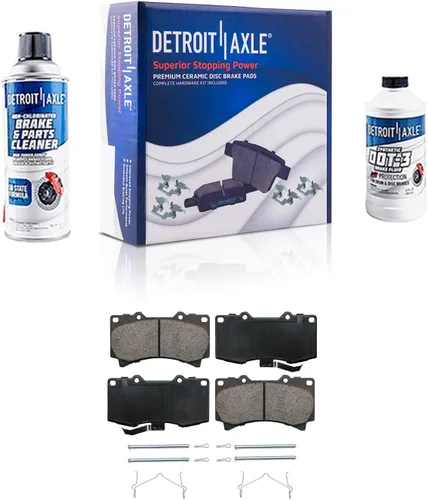 Vista 43 de Detroit Axle - Pastillas de Freno Delantero Izquierdo Reemplazo de Pinza de Disco para Ford Fusion Mazda 6 Lincoln MKZ Mercury Milan 2006-2012