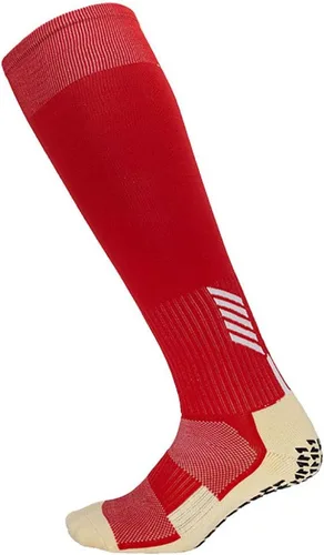 Vista 3 de Calcetines deportivos unisex gruesos hasta la rodilla con puntos de goma para espinilleras de béisbol/fútbol/fútbol