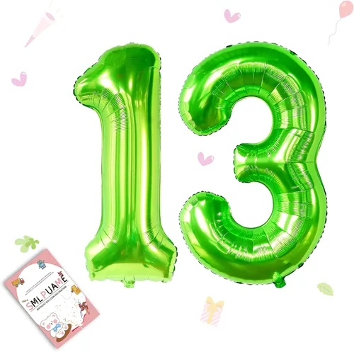 Vista 69 de Globos grandes de 40 pulgadas de números del 0 al 9, globos numéricos para decoración de fiesta de cumpleaños, globos de helio de aluminio