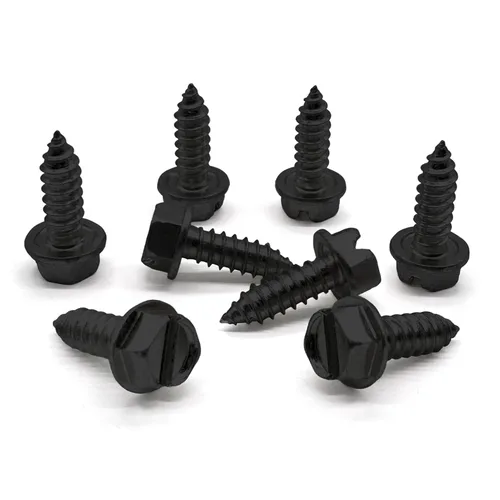 Vista 7 de BoltsandNuts Paquete de 4 tuercas para matrícula, tuercas de retención de nailon de 1/4 pulgadas para automóviles, camiones, SUV