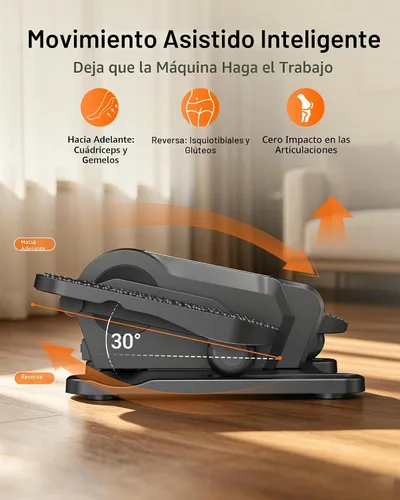 Vista 5 de Máquina elíptica para debajo del escritorio, ejercitador eléctrico de pedal sentado, ejercitador de piernas silencioso mientras está sentado