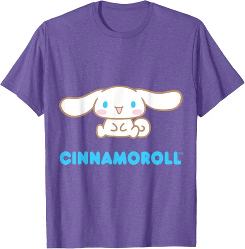 Vista 11 de Cinnamoroll Character Front and Back T-Shirt S Negro