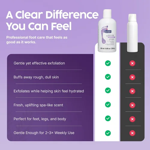 Vista 7 de FOOTLOGIX Exfoliante exfoliante de algas, 8.45 oz