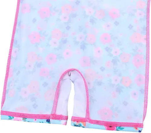 Vista 5 de HUAANIUE Traje de baño de manga larga para bebéniña