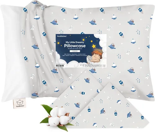 Vista 33 de KeaBabies - Funda de almohada de algodón orgánico de 13 x 18 pulgadas, ABC Abc Tierra