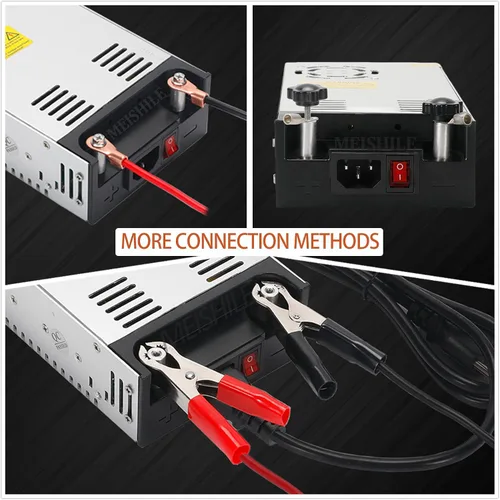 Vista 5 de Actualización 12V 50A 600W DC Fuente de alimentación conmutada Upgrad Clip PSU AC-DC Convertidor de transformador de 12 voltios 0-40/25 amperios