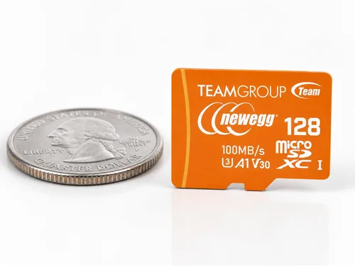 Vista 3 de NEWEGG Tarjeta microSDXC A1, velocidad de lectura de hasta 100 MB/s, 128 GB para cámaras, drones y teléfonos inteligentes Android, 4K UHD U3 V30