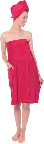 Vista 12 de Texere juego de toallas envolventes tipo Spa para mujer: regalos de lujo para ella, S/ M, Rosa (Barely Pink)