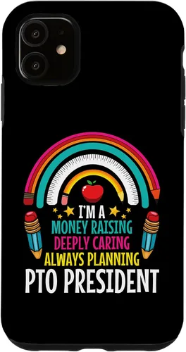 Vista 5 de iPhone 15 Parent Teacher Organization PTO President Appreciaton PTO Case