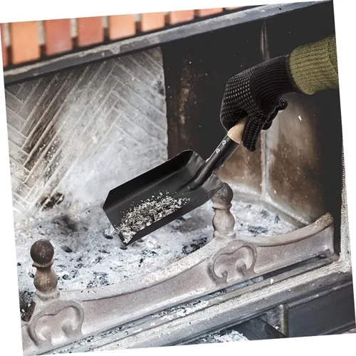 Vista 8 de BESPORTBLE Pala de hollín para chimenea, herramientas de excavación, mini multiherramienta, mini pala de limpieza para chimenea, estufa de mano