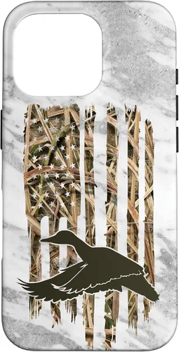 Vista 19 de Funda para iPhone 11 Pro Max con diseño de camuflaje y bandera de Estados Unidos