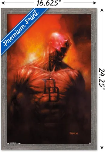 Vista 3 de Trends International Marvel Comics - Daredevil - Póster de pared #1 de Shadowland: After the Fall Cover #1, 14.725 x 22.375 pulgadas, versión