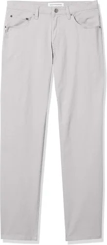 Vista 6 de Tienda Essentials Pantalón de sarga elástico de 5 bolsillos para hombre