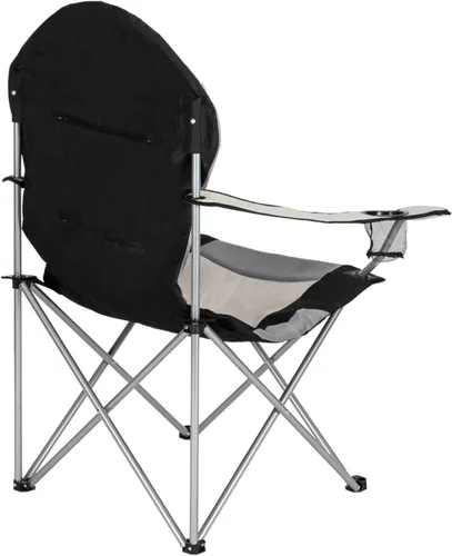 Vista 5 de Vasitelan Silla plegable portátil para acampar, silla de césped al aire libre (A-beige)