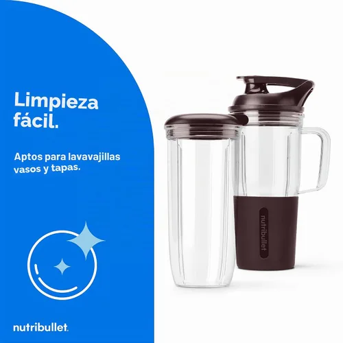 Vista 12 de nutribullet® Turbo Tumbler Edition, licuadora personal, marrón, NB30400CB Marrón (Cocoa Brown)