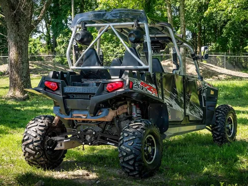 Vista 6 de SuperATV Brazos de Reacción Posteriores y Varillas Posteriores, de Alta Distancia, en Caja, para Polaris RZR XP 900 / XP 4 900 (2011-2014) - Negro