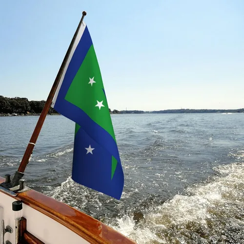 Vista 8 de Bandera del condado de Peconic, bandera de Nueva York, 3 x 5 pies, poliéster duradero de doble cara, divertida pancarta decorativa para exteriores