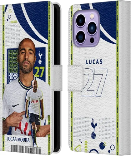 Vista 45 de Head Case Designs Officially Licensed Tottenham Hotspur F.C. Cristian Romero 2022/23 First Team Leather Wallet Case Compatible with Apple iPhone 11