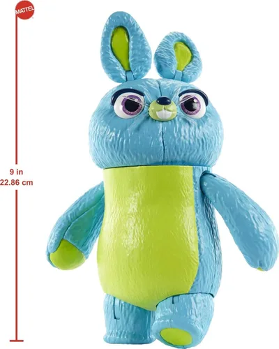 Vista 3 de Mattel DisneyPixar Toy Story 4 Figura de Conejo, 9 pulgadas / 22.86 cm de Alto, con Bastón, Figura de Personaje Posable para Niños de 3 Años