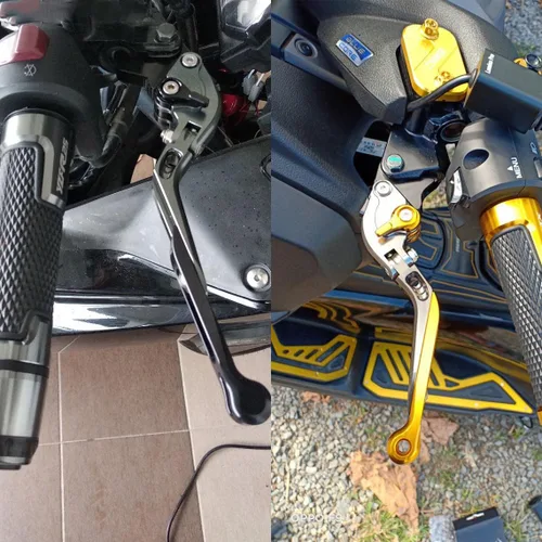 Vista 6 de ESPEEDMTC para Kawasaki Versys 1000 2015-2021 aleación de aluminio CNC modificada de 6 etapas longitud ajustable plegable accesorios de palanca