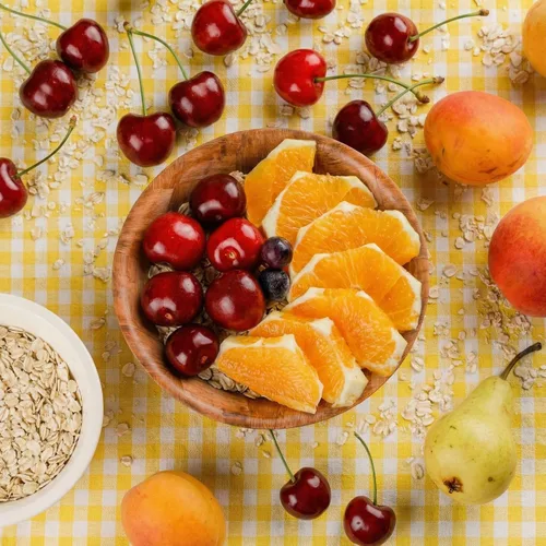 Vista 5 de Elsjoy Paquete de 8 ensaladeras tejidas de madera, cuencos redondos apilables de madera para servir, cuenco rústico para ensalada, frutas, verduras