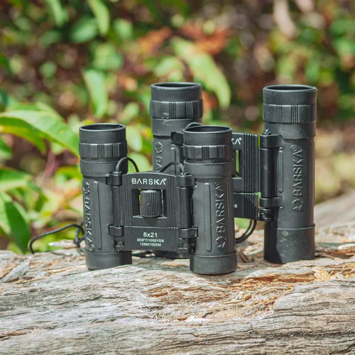 Vista 3 de Barska Lucid View Compact Binoculars – Fully Coated Roof Prism, Center Focus, Lightweight Outdoor Binoculars for Bird Watching, Hiking, and Travel