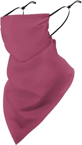 Vista 28 de Bufanda triangular reutilizable con cinta elástica para las orejas, protección solar UV