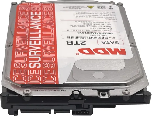 Vista 3 de MDD 2TB 64MB caché 7200RPM SATA 6.0Gb/s 3.5inch disco duro de vigilancia interna - MDD2TSATA6472DVR
