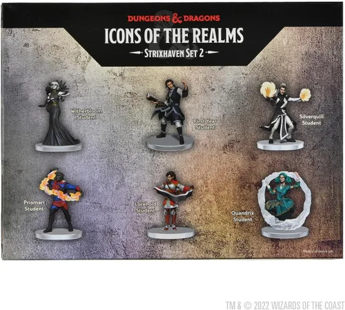 Vista 3 de WizKids Iconos de D & D del reino: Strixhaven Set 2