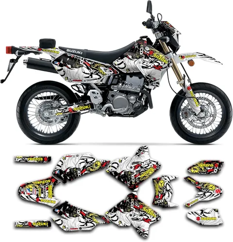 Vista 52 de Kit de calcomanías personalizadas para Suzuki DRZ400 E / DRZ400 Enduro / DRZ400E / DR-Z400E / DRZ400 EN 1999-2024, SZDRSE9919003-KO