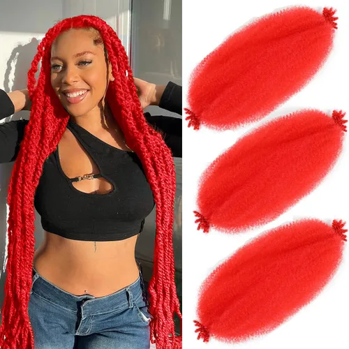 Vista 42 de Trenzas Afro Twist de 12 pulgadas - Cabello trenzado al crochet estilo Afro (12 pulgadas (Paquete de 3), 30#)