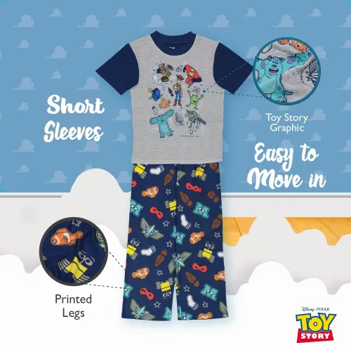 Vista 3 de Disney Pixar Lightyear - Conjunto de pijama de 3 piezas de Toys Story 4