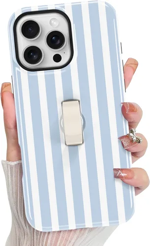 Vista 174 de KANGHAR Compatible con iPhone 17 Pro Case Spot Pattern - Negro Mancha rosada negra
