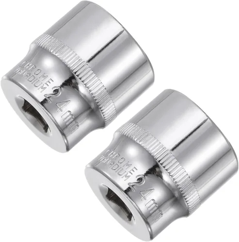 Vista 7 de uxcell 2pcs 3/8-inch Drive 0.236 in Cr-V 6-Point Zócalo poco profundo
