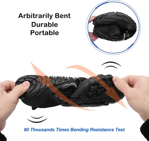 Vista 6 de Scurtain Unisex Mens Womens Athletic Hiking Water Shoes Quick Dry Barefoot Aqua Shoes Swim Shoes Beach Shoes with Drainage