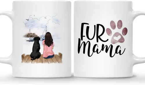Vista 16 de Gossby Taza de café Dog Dad – Regalo para hombres amantes de los perros labrador retriever negro, regalo de cumpleaños, regalo de Navidad para papá