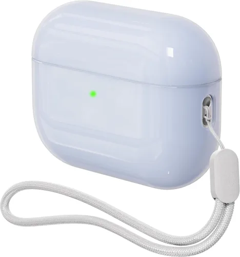 Vista 9 de Funda para AirPods Pro 3 Never-Sretch-Out DamonLight a prueba de golpes, funda protectora de silicona semidura compatible con Apple Airpods Pro
